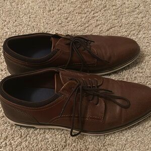 Brown dress shoes